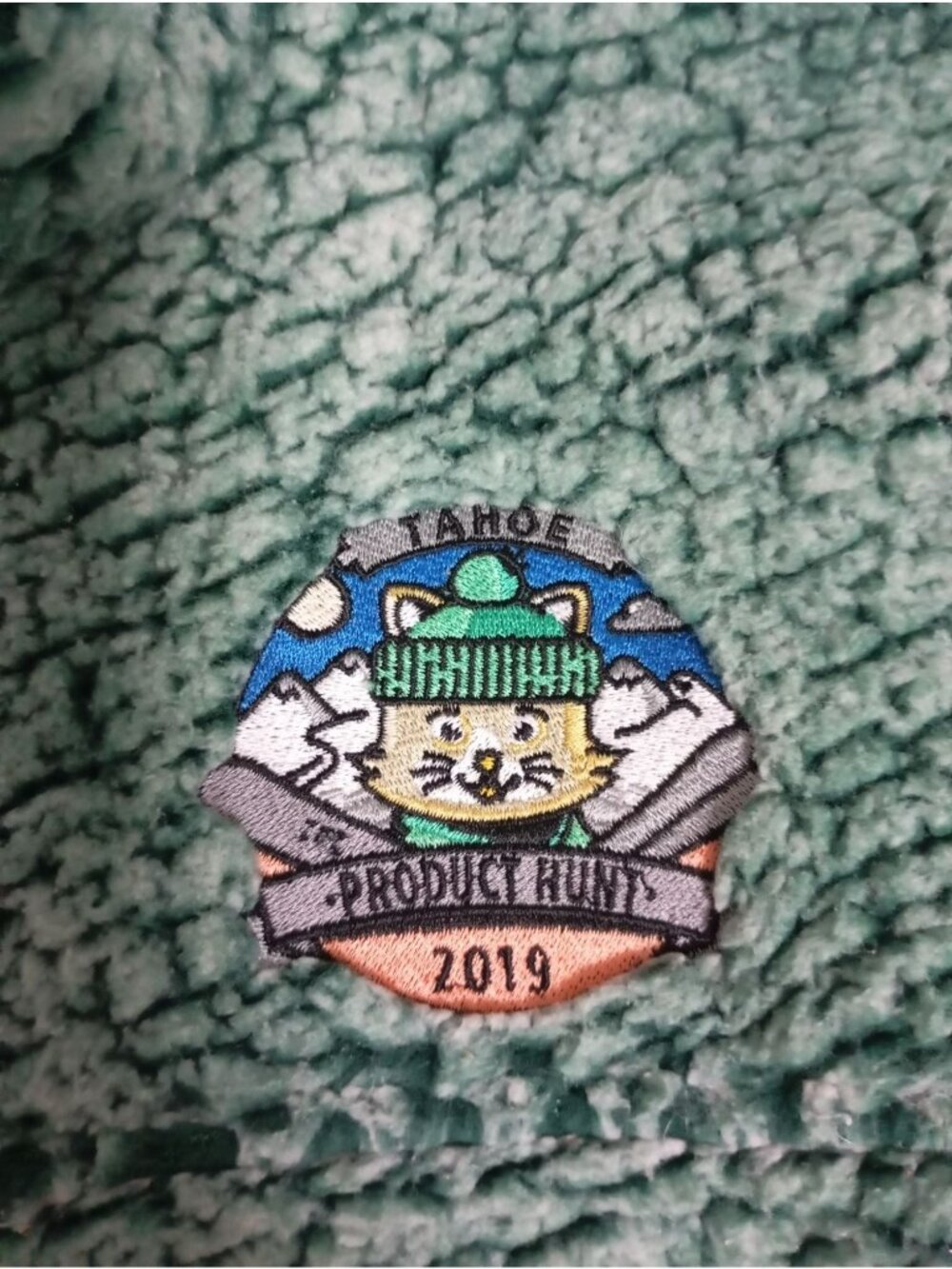 Boxercraft Green Sherpa Pullover With Tahoe Embroidery Half-Zip Size L - Picture 7 of 8